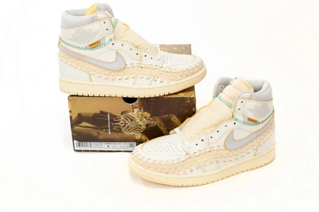 Reps TB 1 Union High SP OG Supply Bephie's FD2565-100 Retro Jordan Beauty Woven Sail 0712